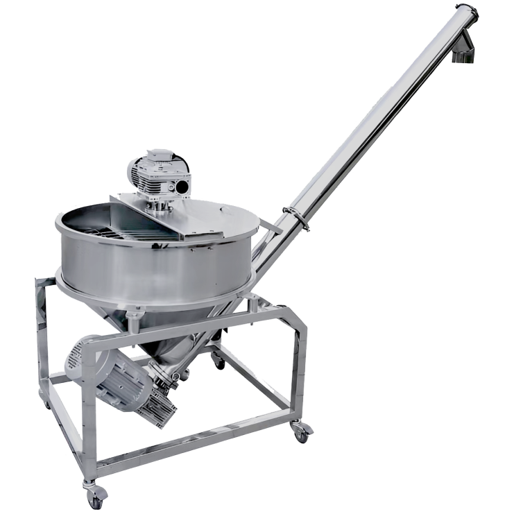 Máquina de alimentação de parafuso (função de agitação)