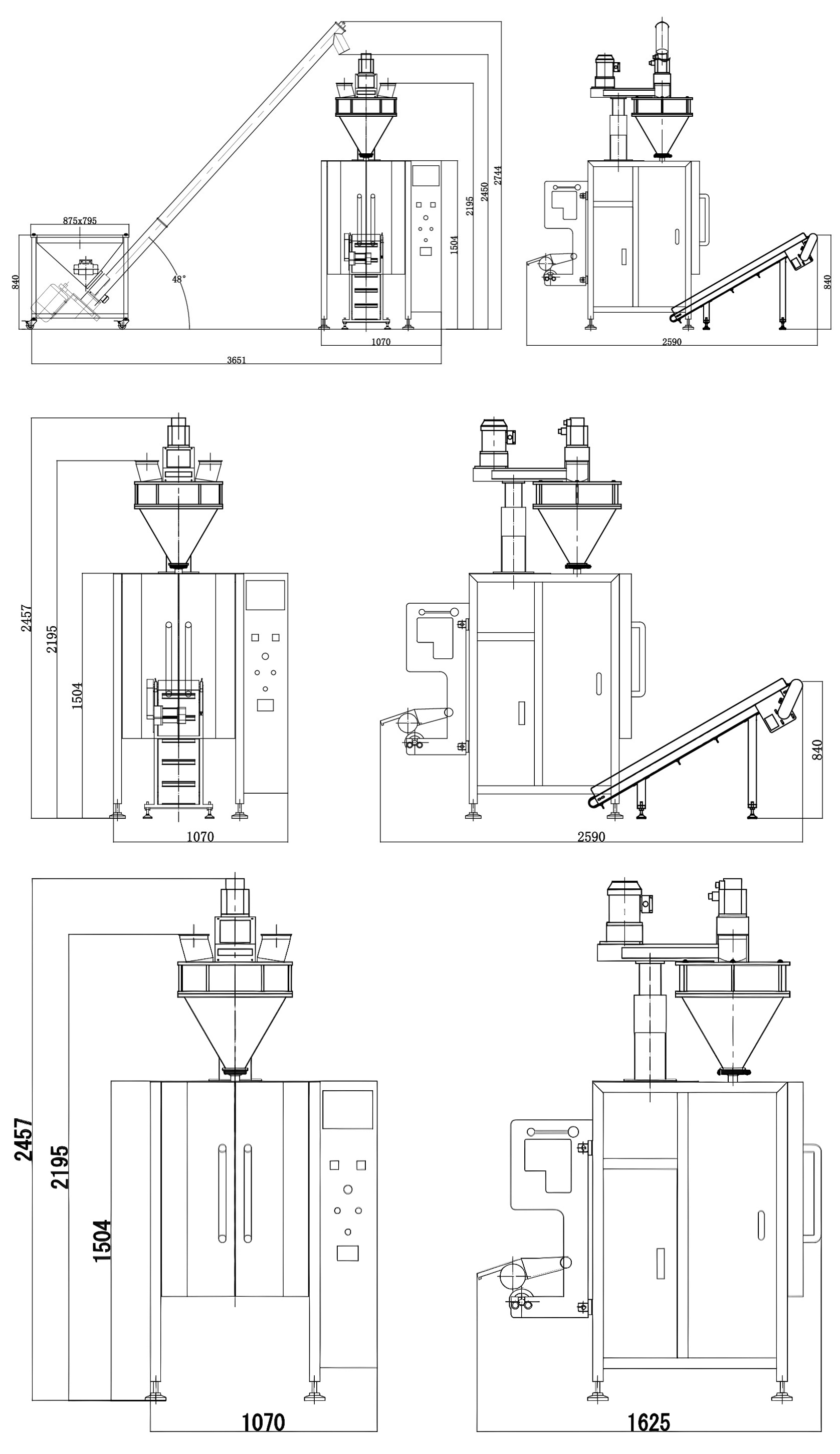 Máquina embalagem saco filme rolo